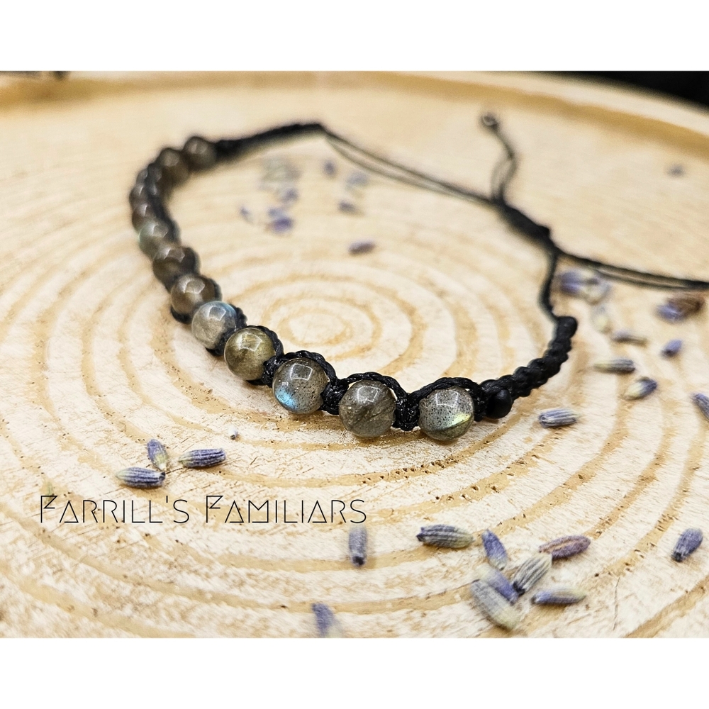 Labradorite Shamballa Bracelet